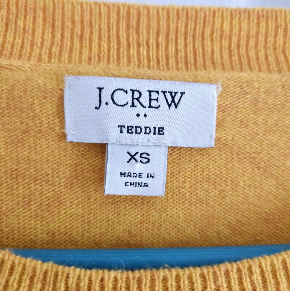 Yellow J. Crew Soft Sweater